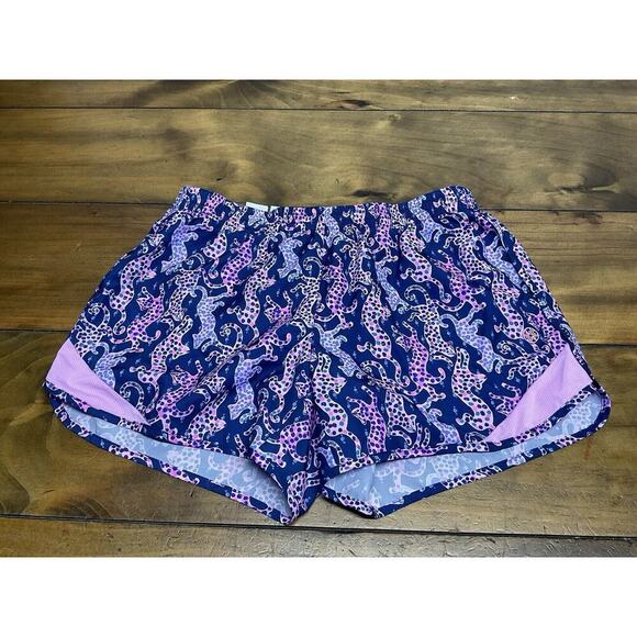 Lilly Pulitzer Ocean Trail Short Oyster Bay Navy On the Catwalk XS - Picture 1 of 10
